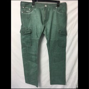 Jetlag Cargo Jeans Washed Green 36x34